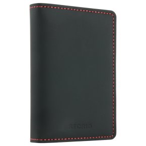 Slimwallet matte black & red