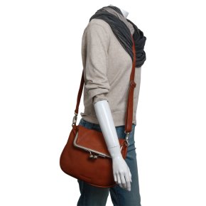 STICKS & STONES Lido bag cognac