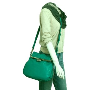 Sticks and Stones Cannes bag deep green