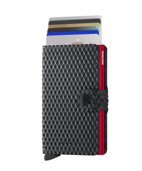 Secrid Miniwallet cubic black-red