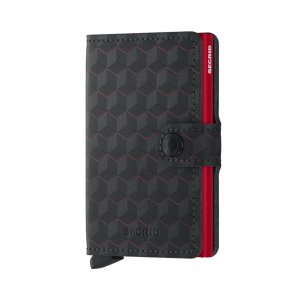 Secrid Miniwallet Optical black-red