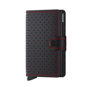 Secrid Miniwallet perforated black-red