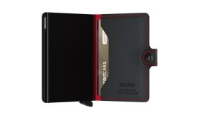 Secrid Miniwallet perforated black-red