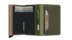 Secrid Slimwallet Saffiano Olive