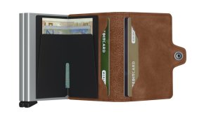 Secrid Twinwallet vintage cognac silver