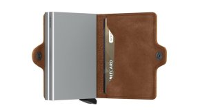 Secrid Twinwallet vintage cognac silver