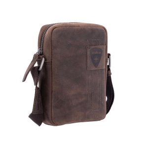 Richmond Clint shoulder bag darkbrown