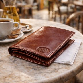 the bridge Scheintasche Rindleder braun