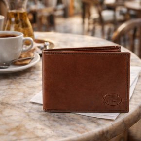 the bridge Scheintasche Rindleder braun