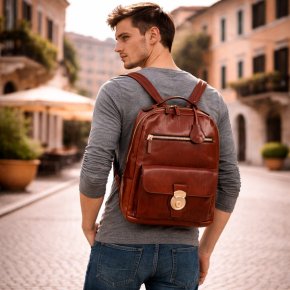 the bridge Rucksack braun