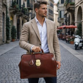 the bridge Bügelaktentasche braun