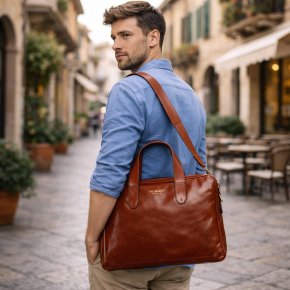 the bridge Laptoptasche braun