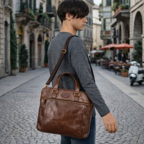 the bridge CHATWIN Laptoptasche testa di moro