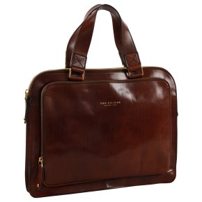 Schmale Business Bag marrone