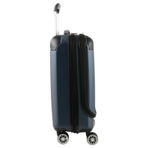 Travelite City 4w S  Businesstrolley mit Vortasche marine