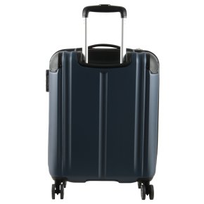 Travelite City 4w S  Businesstrolley mit Vortasche marine