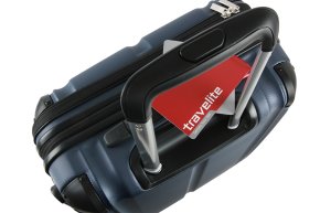 Travelite City 4w S  Businesstrolley mit Vortasche marine