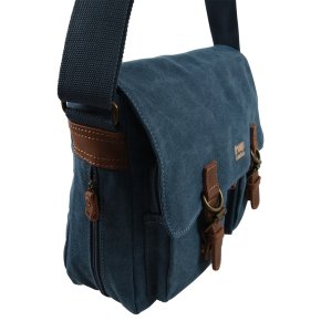 Troop London Messengerbag Canvas blue