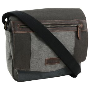 Troop London Messengerbag Laptop Canvas grey