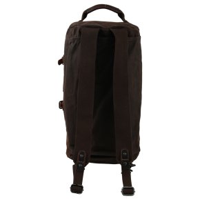 Troop London Weekender/Backpack  Canvas dark brown