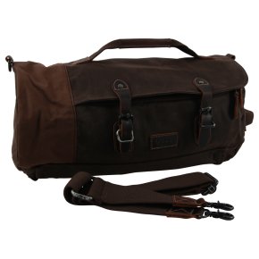 Troop London Weekender/Backpack  Canvas dark brown