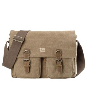 Troop London Messengerbag Canvas brown