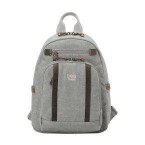 Troop London Backpack S Canvas ash grey