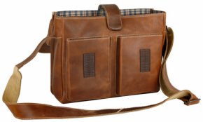 Aunts & Uncles NICK Laptoptasche vintage tan