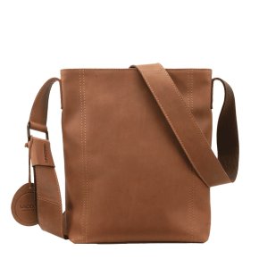 Saccoo Badajo Schultertasche cognac