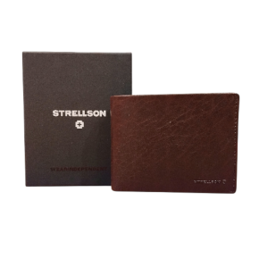 Strellson HATTON CROSS Corbin billfold mh7 darkbrown