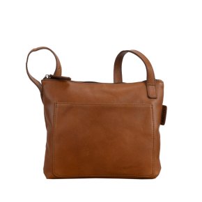 INDIOS M Handtasche cognac