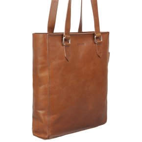 Saccoo Mondro Schultertasche cognac