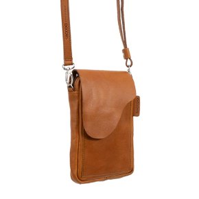 Saccoo OLIVIA Handtasche cognac