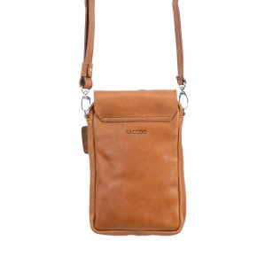 Saccoo OLIVIA Handtasche cognac