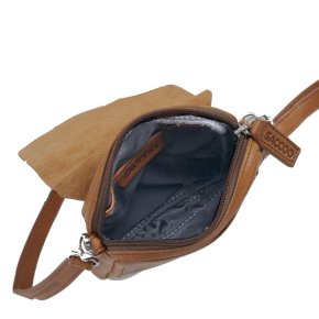 Saccoo OLIVIA Handtasche cognac