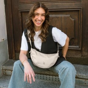 GOTBAG. Moon Bag small monochrome soft shell