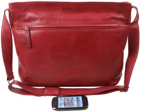 Tumbes Schultertasche red
