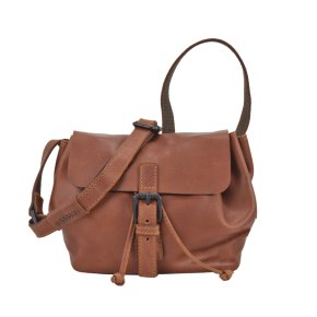 Saccoo COCRO Handtasche cognac