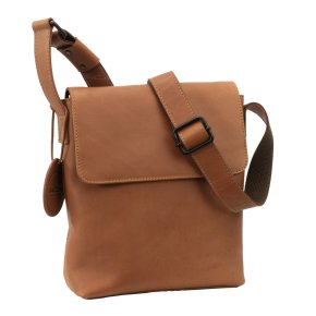 Saccoo Tapa Schultertasche cognac
