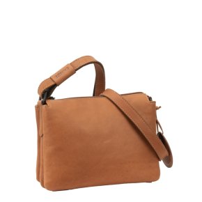 Saccoo Tre Schultertasche cognac