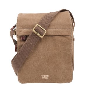 Troop London Across Body  Canvas brown