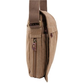 Troop London Across Body  Canvas brown